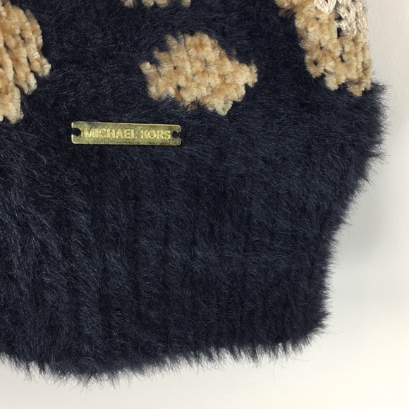 Michael Kors Animal Print Cozy Cat Sweater $155 NWT - Picture 5 of 8